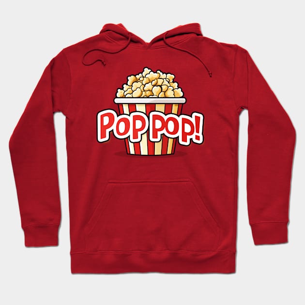 Pop pop! - Popcorn Bucket Hoodie by Mad Swell Designs